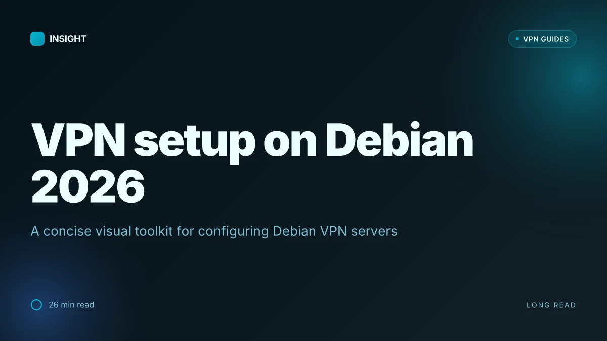 How to set up a VPN server on Debian in 2026